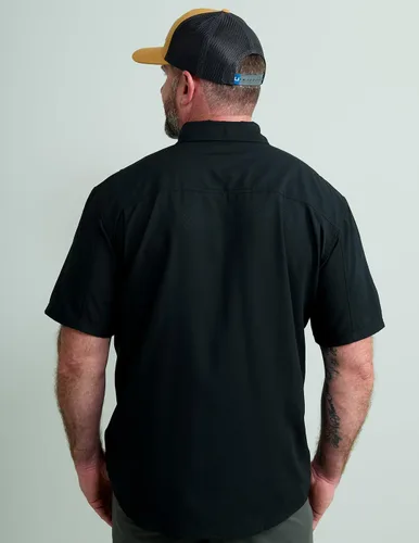 Vista 2 de HUK Tide Point - Camisa de manga corta con botones para hombre