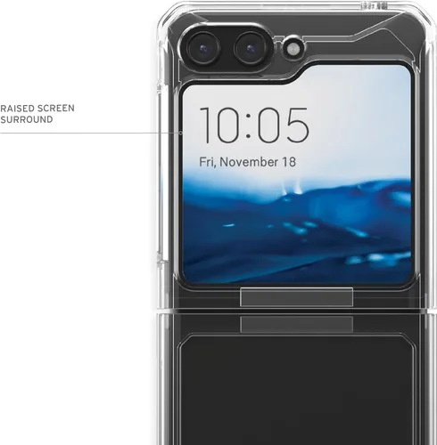 Vista 7 de URBAN ARMOR GEAR [Versión actualizada] Funda UAG para Samsung Galaxy Z Flip 5 2023 Plyo Ice, funda protectora resistente y resistente a caídas