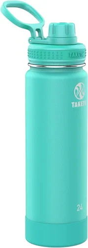 Vista 55 de Takeya Actives Botella de Agua con Tapa de Boquilla, Botella con Doble Aislamiento de Acero Inoxidable, Apta para Lavavajillas y Sin BPA, Botella