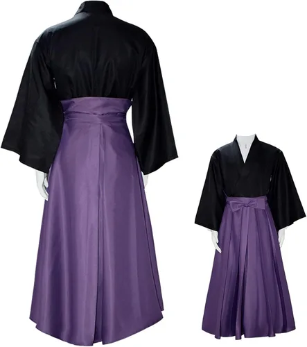 Vista 6 de TMSREBU Yugi Tsukasa - Disfraz de cosplay kimono, carnaval, fiesta, uniforme completo