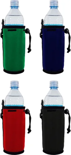 Vista 8 de Botella de agua de neopreno en blanco Coolie (variedad de colores, 10 unidades)