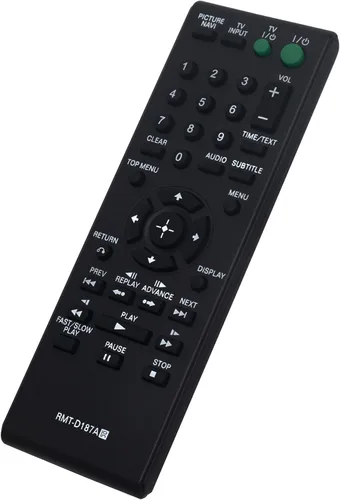 Vista 2 de RMT-D187A - Remoto reemplazado para reproductor de CD DVD Sony DVP-SR200P DVP-NS710H DVP-PR50P DVP-PR30 DVP-PR60P DVP-SR400P DVP-NS611H DVP-NS717HP