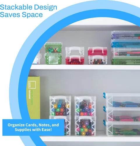 Vista 5 de Advantus Super Stacker índice Box, El color puede variar
