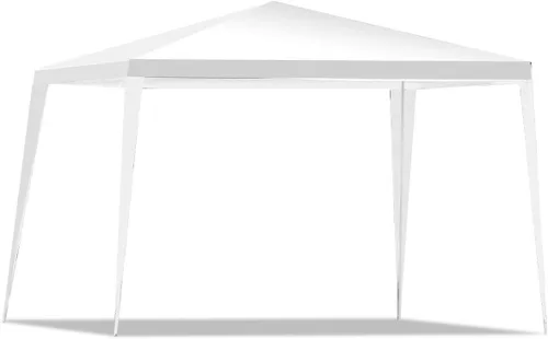 Vista 2 de Tangkula Tienda de campaña para exteriores de 10 x 10 pies, tienda de campaña portátil para eventos de fiesta de boda para fiestas, patio trasero