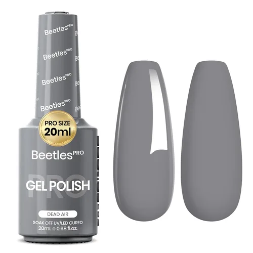 Vista 36 de Beetles PRO - Esmalte de gel blanco, color blanco de 0.7 fl oz A - Creme White Ansiedad de calma