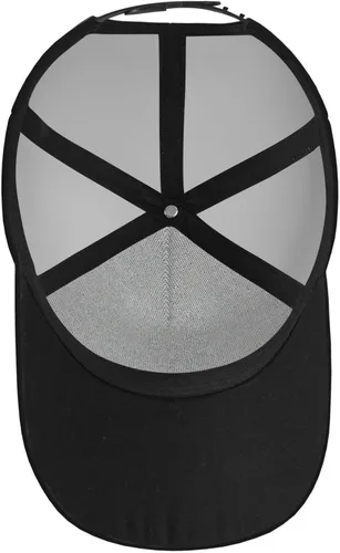 Vista 2 de Oneida Nation Gorra de béisbol para hombre y mujer, ajustable, unisex, color negro, Negro