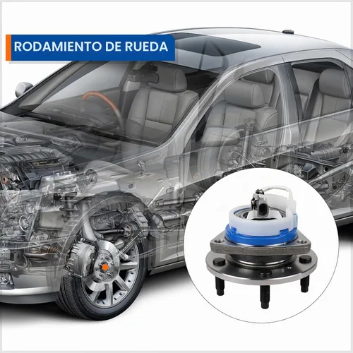 Vista 3 de PAROD Par 513121 Conjunto de cojinete de cubo de rueda delantera compatible con Cadillac DTS Eldorado Seville, Chevy Impala Monte Carlo, Buick