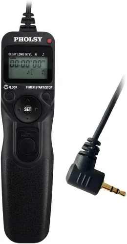Vista 7 de PHOLSY Cable de control remoto con temporizador S6 con intervalómetro para Sony a77M2, a99M2, a99, a77, a67, a65, a57, a55, a900, a850, a700, a580