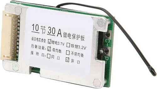 Vista 4 de 10S 36V 30A W/Equilibrio Li-ion Batería de litio Junta PCB Junta con función de equilibrio para coche eléctrico, asistente de energía eléctrica Coche