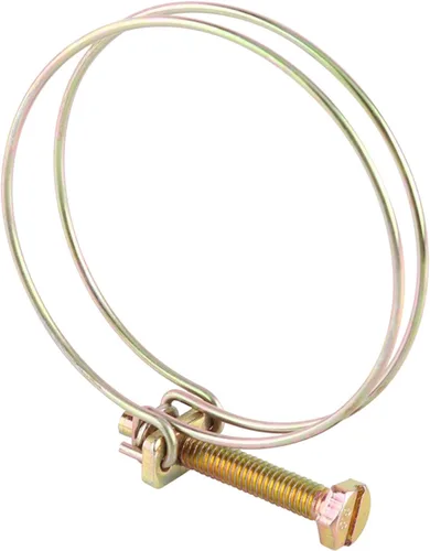 Vista 6 de Acouto Abrazadera de manguera de doble alambre de doble cable de manguera de agua Tubo de tubo de tubería de plomería Tubo de tubo de acero
