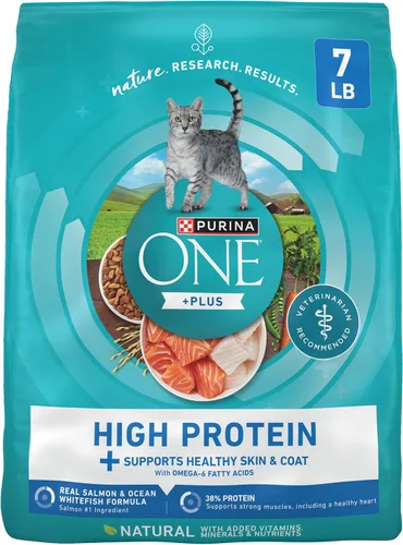 Vista 11 de Purina ONE Plus Alimento seco para gatos con alto contenido de proteínas