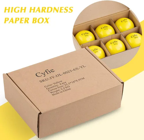 Vista 5 de Cyfie Heavy Weighted Baseball/Softball for Hitting, Heavy Balls for Hitting, Batting Training, Pitching Practice and Throwing(6 Pack)