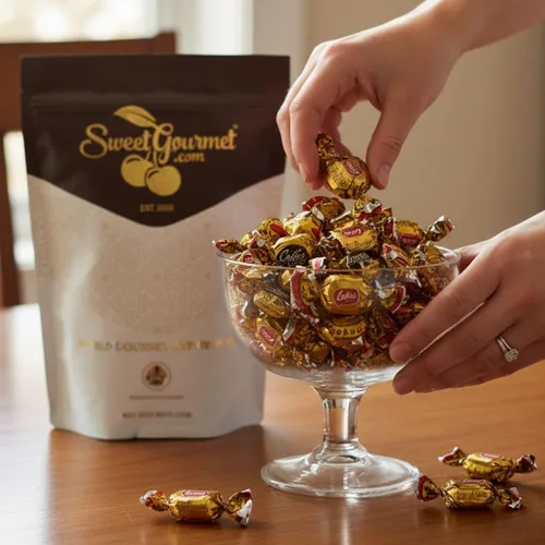 Vista 7 de SweetGourmet Coffee Delight - Caramelo duro a granel Hecho con café 100% colombiano 1 libra