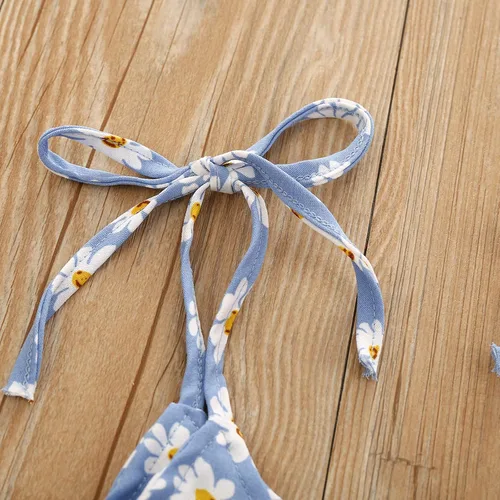 Vista 8 de Ropa de niña pequeña de verano lindo halter mameluco de 6 meses a 5 años