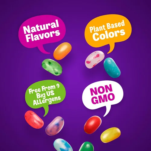 Vista 5 de The Jelly Bean Planet Gourmet Jelly Beans - Tarro de 42.5 onzas, sin gluten
