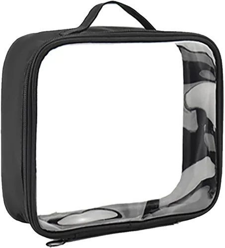 Vista 8 de Cuidado de la piel titular transparente viaje cosmético bolsa de almacenamiento de maquillaje