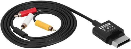 Vista 2 de Cable AV de TV, cable de 5.9ft, componente ABS, cable de audio y vídeo, cable para Xbox 360 Slim