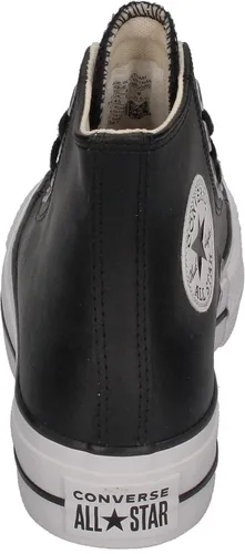 Vista 5 de Converse - Chuck Taylor All Star Tenis de mujer altos de plataforma con diseño de leopardo, NegroNegroBlanco