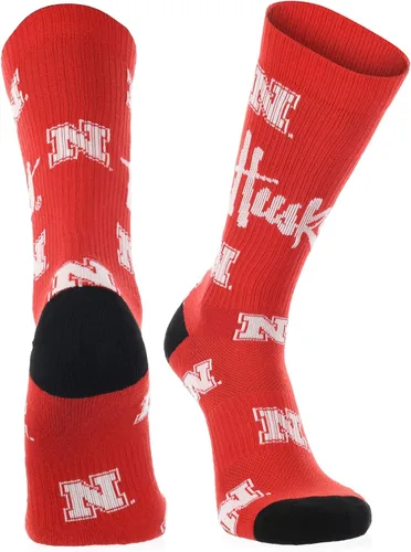 Vista 20 de TCK - Calcetines Mayhem de tripulación de longitud de pantorrilla para hombres, calcetines para día de juego