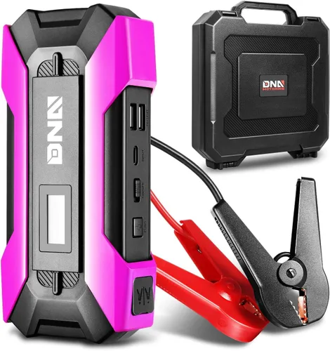 Vista 12 de DNA MOTORING 12V 1500A 15000 mAh Arrancador de batería portátil para auto, paquete de cargadores de batería, caja de puente, para hasta 7.0L de gas