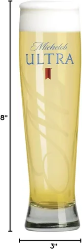 Vista 3 de Michelob Cristal Ultra Pilsner, Altitude Pilsner de 16 onzas, transparente