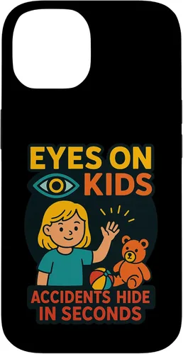 Vista 4 de Eyes on Kids Child Safety Gift for Moms, Granny, Grandad Case for iPhone 16