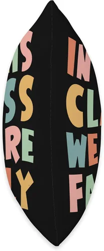 Vista 2 de Kindergarten and School - Funny Gift Idea In This Class We Family Learning Kindergarten - Almohada escolar, 16 x 16 pulgadas, multicolor