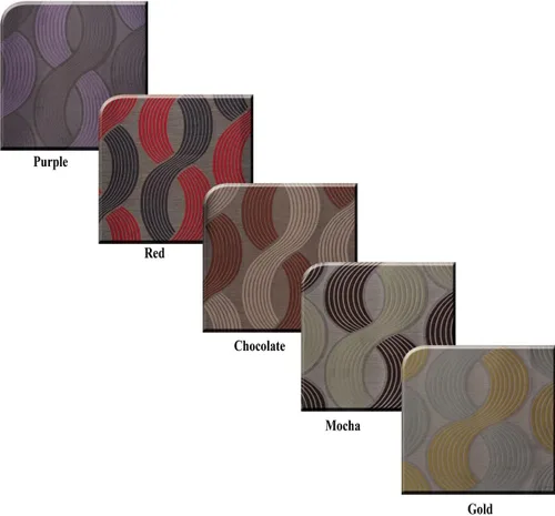 Vista 2 de Royal Hotel Bedding Savanna - Paneles de cortina jacquard con ojales color chocolate, par / juego de 2 paneles, 52 x 63 pulgadas cada uno
