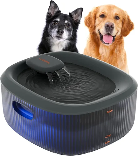 Vista 11 de Fuente de agua para perros WOPET para perros grandes, fuente de agua automática de 6L/205oz/1.7Gal para perros y gatos, dispensador de agua