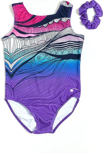 Vista 32 de Destira Premium Closed Back Gymnastics Leotards for Girls - Snug Performance Fit (Size Up for Comfort), GIRLS/CHILD Sizes