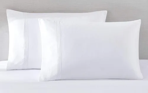 Vista 5 de Pure Parima Triple Luxe Sateen Hotel Collection - Juego de sábanas 100% algodón egipcio certificado, bordado Baratta, King, Ártico