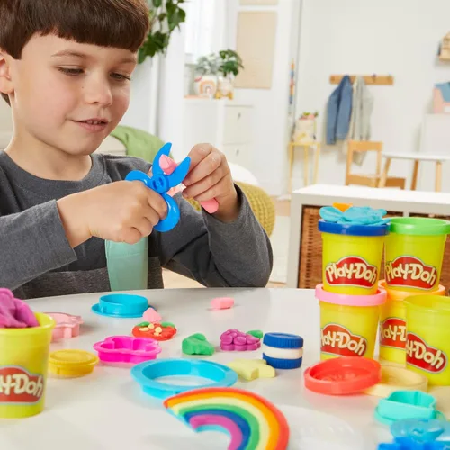 Vista 10 de Play-Doh - Set de herramientas navideñas, 43 accesorios y 10 colores de compuesto para modelar, regalos para rellenar calcetines de Navidad