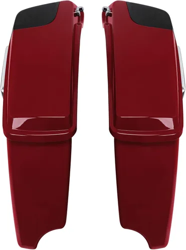 Vista 3 de TCMT Alforjas estiradas de 4" para Harley Street Glide 2014-23 Billiard Red
