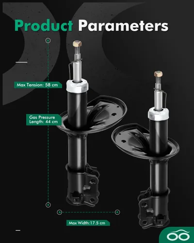 Vista 3 de Amortiguadores delanteros, amortiguadores de gas SCITOO para Hyundai Elantra 1996 1997 1998 1999 2000 2001 2002 2003 2004 2005 2006 1997 1998 1999