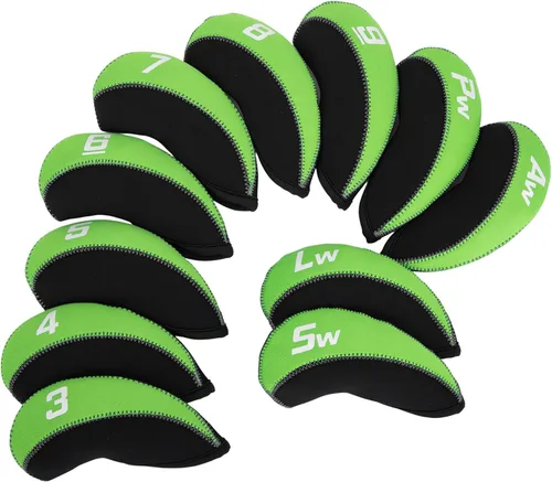 Vista 16 de Fundas de Hierro de Golf para Palos de Golf Juego de Fundas de Hierro de Golf de Neopreno 11pcs/10pcs Fundas para Cabezas de Hierro de Golf Fundas