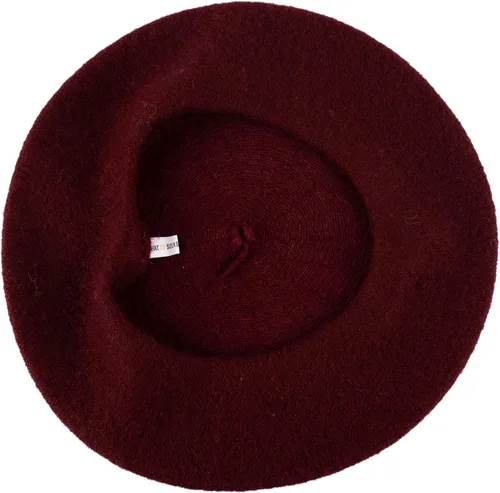 Vista 9 de Hat To Socks Boina francesa de mezcla de lana para hombre y mujer en colores lisos