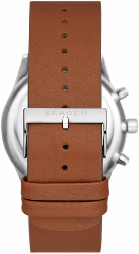 Vista 4 de Skagen Holst - Reloj para hombre con malla de acero inoxidable o correa de cuero
