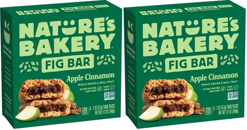 Vista 16 de Nature's Bakery Barra de higos, manzana y canela, 2 oz manillar de bicicleta
