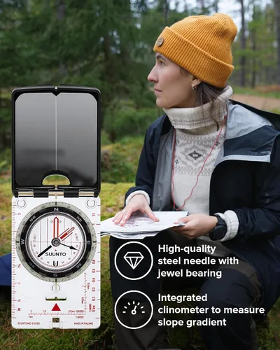 Vista 10 de SUUNTO Brújula MC-2: Brújula de primera línea para profesionales y excursionistas serios