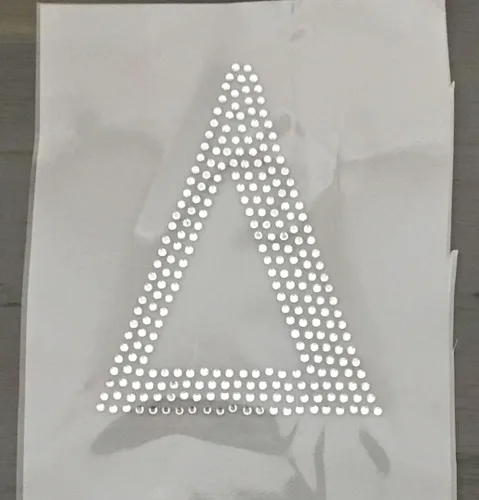Vista 18 de Letras griegas, 4 pulgadas de alto, diamantes de imitación, transferencia termoadhesiva (alfa)
