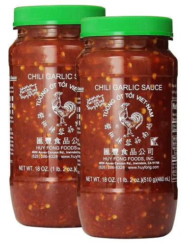 Vista 9 de Salsa de ajo y chile Huy Fong, 18 oz.