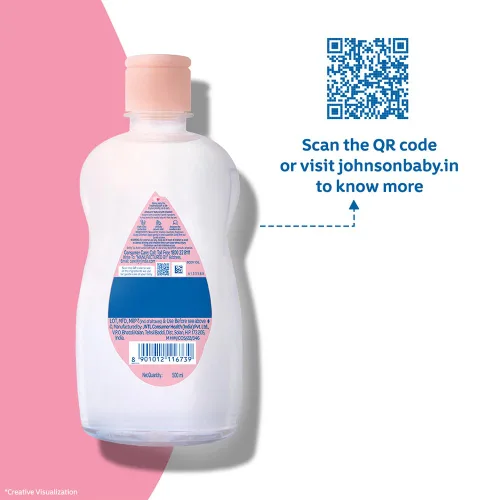 Vista 7 de Johnson's Baby Aceite con Vitamina E (200Ml) 200Ml Transparente