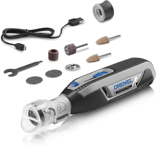Vista 10 de Dremel PawControl 7760-PGK Lijadora y Recortadora de Uñas para Perros - Kit de Herramientas de Aseo para Mascotas Inalámbrico y Recargable - Seguro