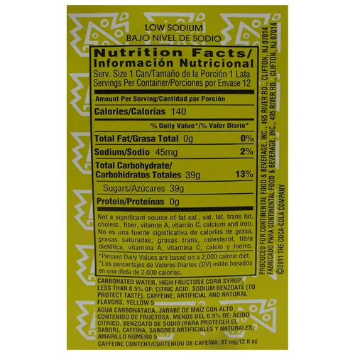 Vista 2 de Inca Kola Golden Carbonated Beverage Soda - la kola dorada - latas de 12 oz - 12