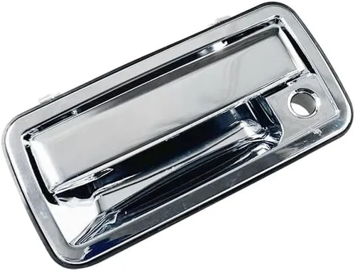Vista 3 de Medio metal cromado, 1 par de manijas de puerta delantera y exterior compatible con Chevy S10 Sonoma 1994-2004 Blazer