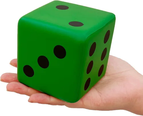 Vista 10 de Juguete de Dados de Espuma de 3.15 Pulgadas: Un Divertido Juguete Educativo de Dados Kawaii Lleno de Diversión para Juegos de Mesa Infantiles
