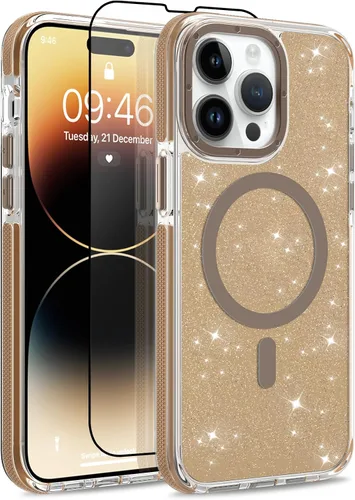 Vista 196 de Funda magnética para Google Pixel 10 Pro XL [compatible con Magsafe] [bonito diseño fluorescente de moda] a prueba de golpes, delgada, translúcida