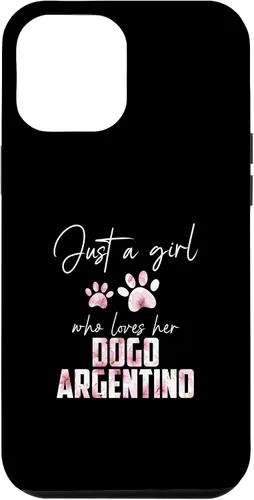 Vista 6 de Funda para iPhone 15 Just a girl who loves her dogo argentino