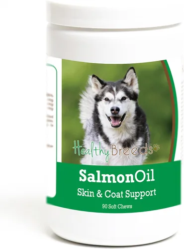 Vista 378 de Healthy Breeds Affenpinscher - Masticables suaves de aceite de salmón, 90