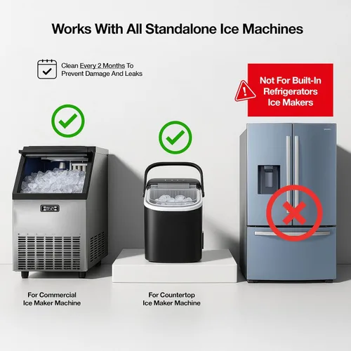 Vista 6 de Limpiador y descalcificador de máquina de hielo de galón Limpiador de máquina de hielo para todas las marcas; Opal, Scotsman, Manitowoc, Affresh